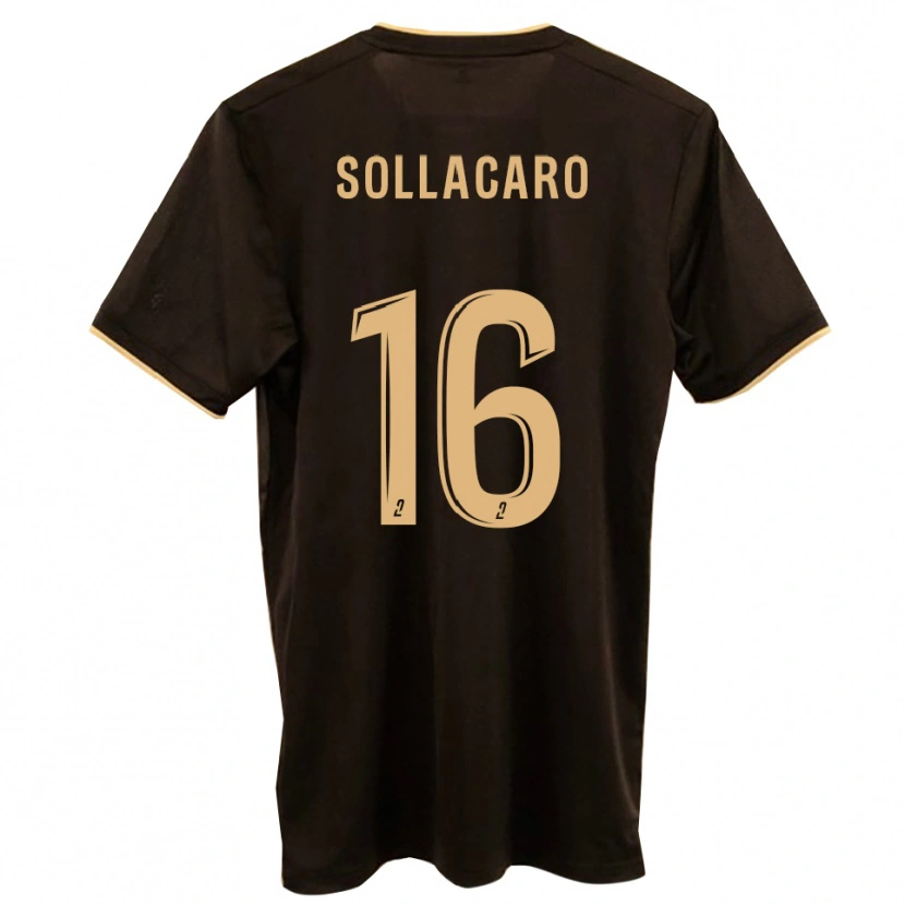 Danxen Kinderen François-Joseph Sollacaro #16 Blauw Rood Uitshirt Uittenue 2025/26 T-Shirt België