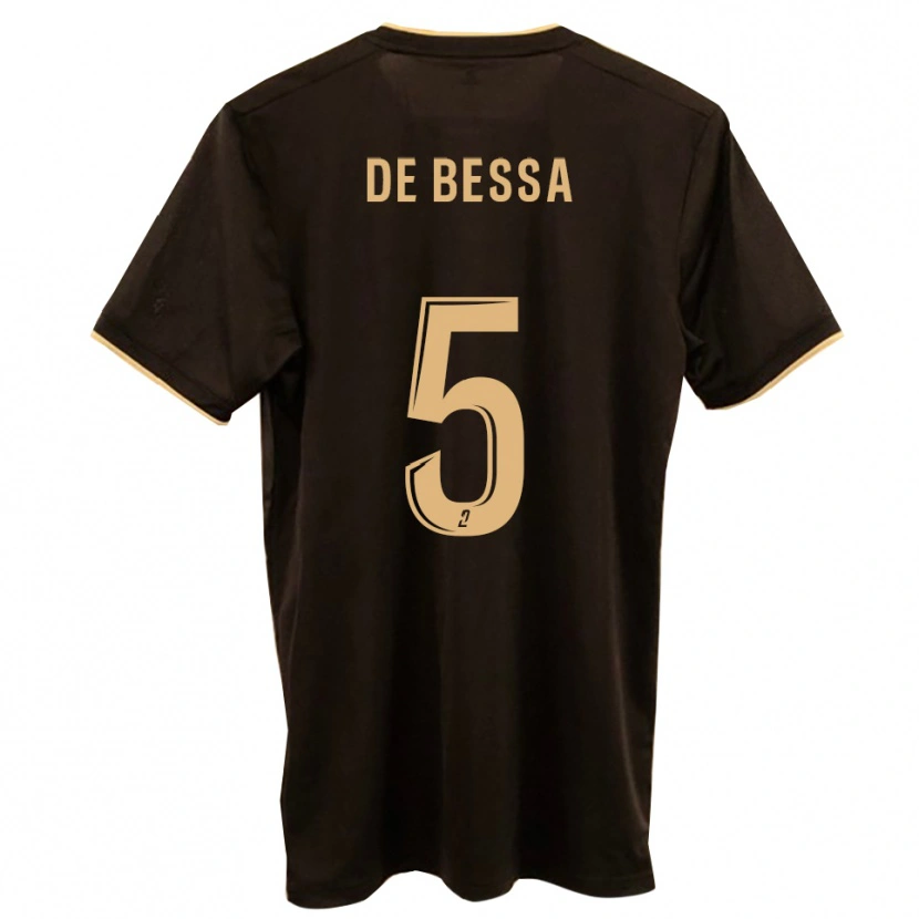 Danxen Kinderen Jérémy De Bessa #5 Blauw Rood Uitshirt Uittenue 2025/26 T-Shirt België