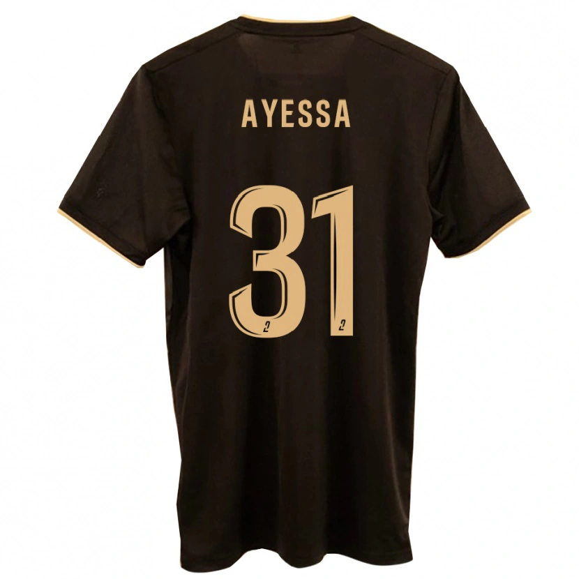 Danxen Kinderen Jésah Ayessa #31 Blauw Rood Uitshirt Uittenue 2025/26 T-Shirt België