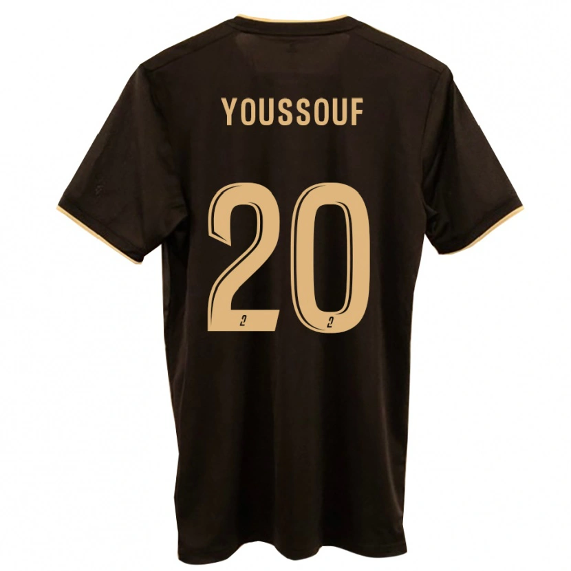 Danxen Kinderen Mohamed Youssouf #20 Blauw Rood Uitshirt Uittenue 2025/26 T-Shirt België
