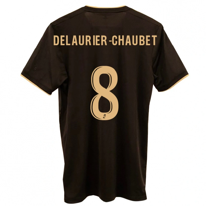 Danxen Kinderen Tom Delaurier-Chaubet #8 Blauw Rood Uitshirt Uittenue 2025/26 T-Shirt België