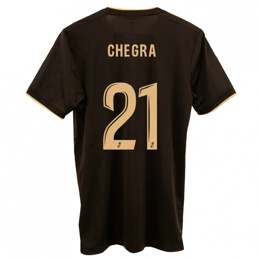 Danxen Kinderen Ivane Chegra #21 Blauw Rood Uitshirt Uittenue 2025/26 T-Shirt België