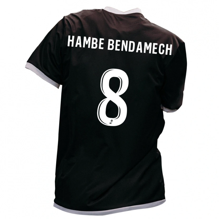 Danxen Kinderen Liam Hambe Bendamech #8 Zwart Goud Uitshirt Uittenue 2025/26 T-Shirt België