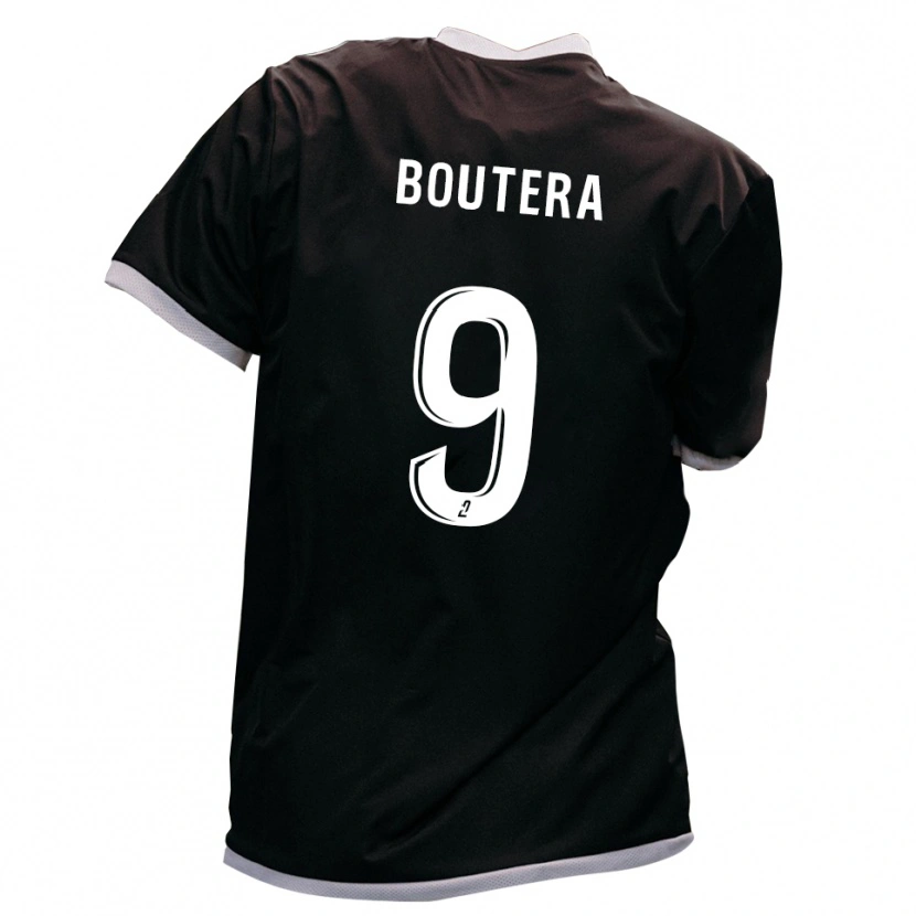 Danxen Kinderen Karim Boutera #9 Zwart Goud Uitshirt Uittenue 2025/26 T-Shirt België