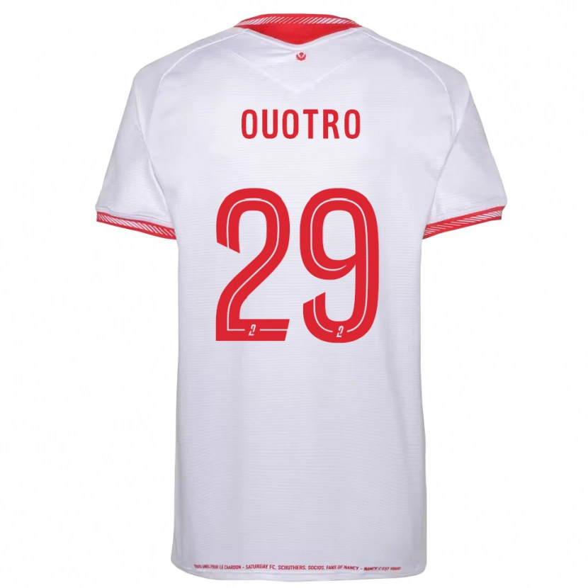 Danxen Kinderen Patrick Ouotro #29 Zwart Rood Uitshirt Uittenue 2025/26 T-Shirt België