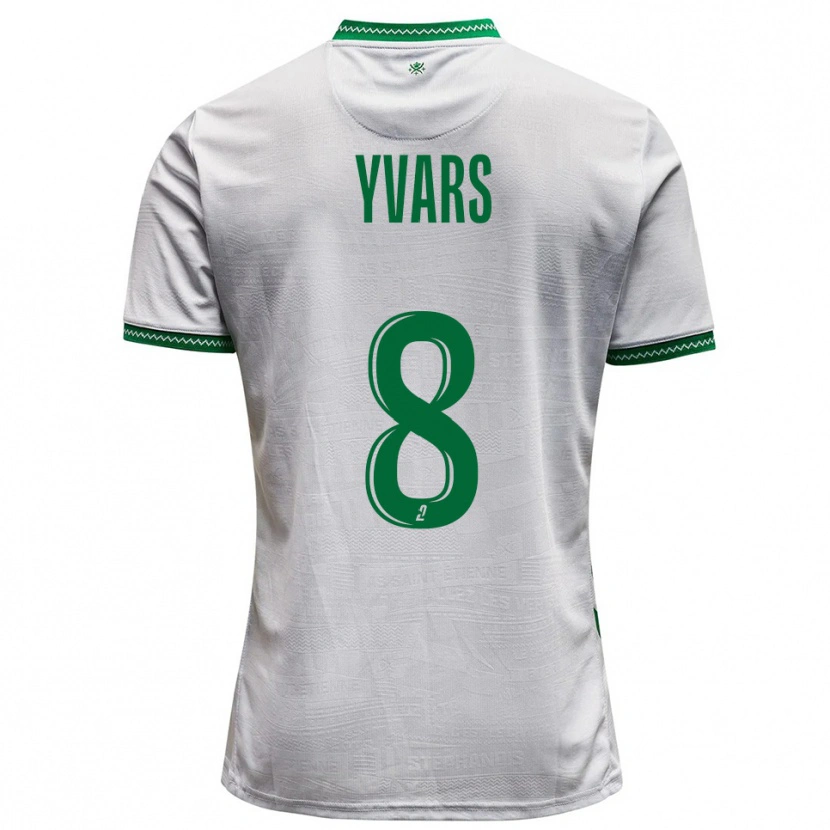 Danxen Kinderen Sonny Yvars #8 Wit Groen Uitshirt Uittenue 2025/26 T-Shirt België