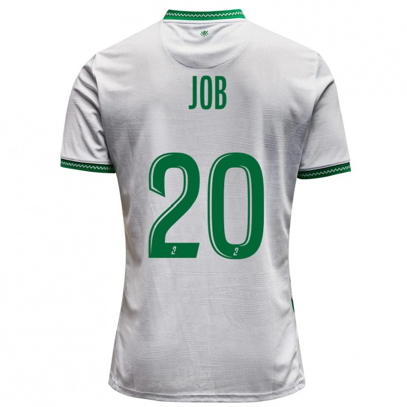 Danxen Kinderen Taëryne Job #20 Wit Groen Uitshirt Uittenue 2025/26 T-Shirt België