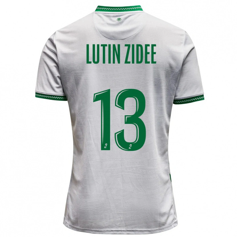 Danxen Kinderen Medhy Lutin Zidee #13 Wit Groen Uitshirt Uittenue 2025/26 T-Shirt België