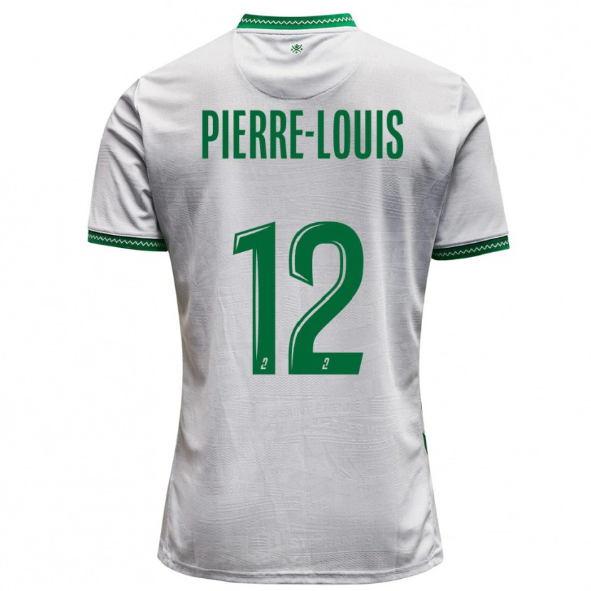 Danxen Kinderen Amandine Pierre-Louis #12 Wit Groen Uitshirt Uittenue 2025/26 T-Shirt België