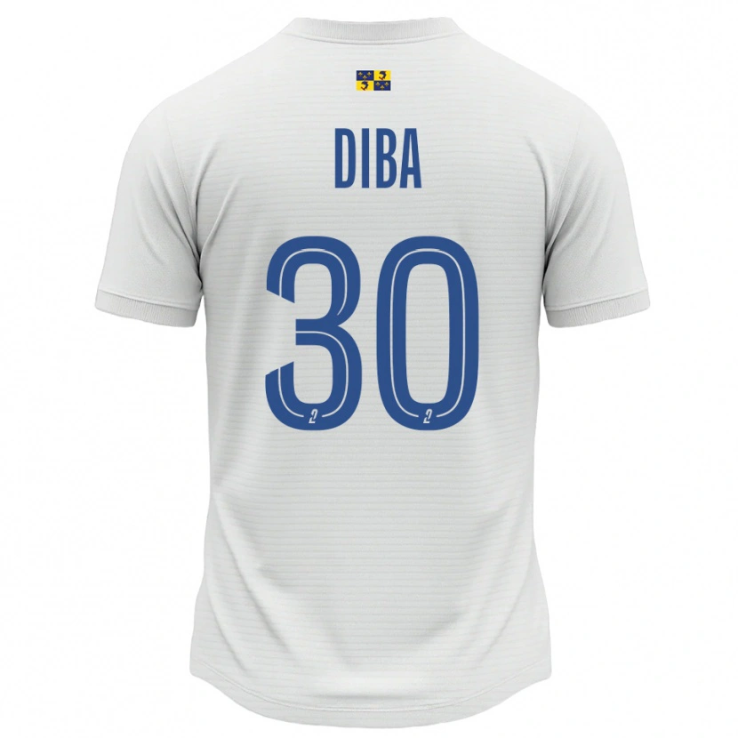 Danxen Kinderen Samba Diba #30 Wit Blauw Uitshirt Uittenue 2025/26 T-Shirt België