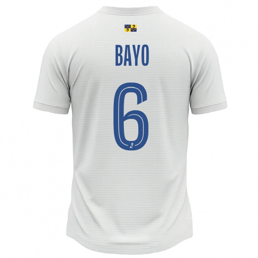 Danxen Kinderen Yadali Bayo #6 Wit Blauw Uitshirt Uittenue 2025/26 T-Shirt België