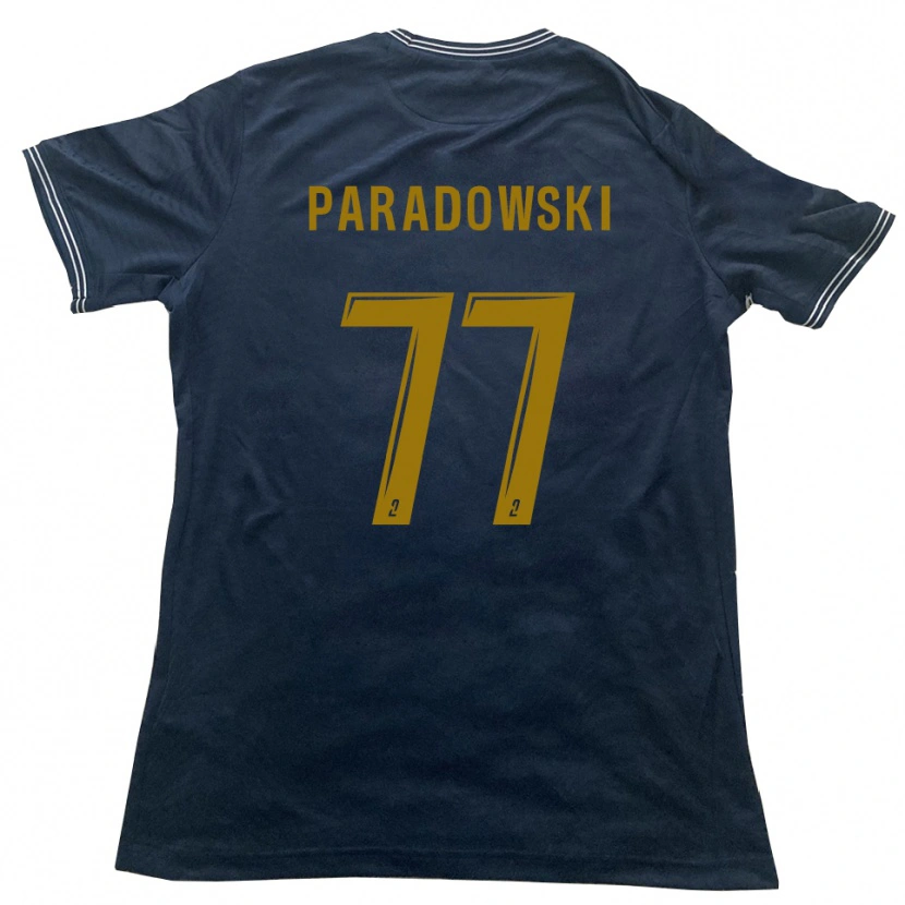 Danxen Kinderen Tao Paradowski #77 Marine Goud Uitshirt Uittenue 2025/26 T-Shirt België