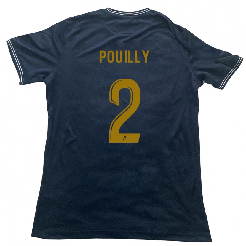 Danxen Kinderen Tom Pouilly #2 Marine Goud Uitshirt Uittenue 2025/26 T-Shirt België