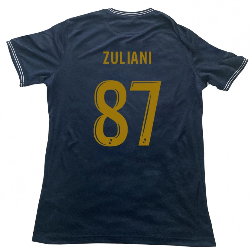 Danxen Kinderen Edhy Zuliani #87 Marine Goud Uitshirt Uittenue 2025/26 T-Shirt België