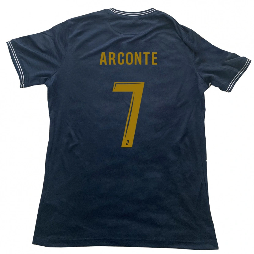 Danxen Kinderen Taïryk Arconte #7 Marine Goud Uitshirt Uittenue 2025/26 T-Shirt België