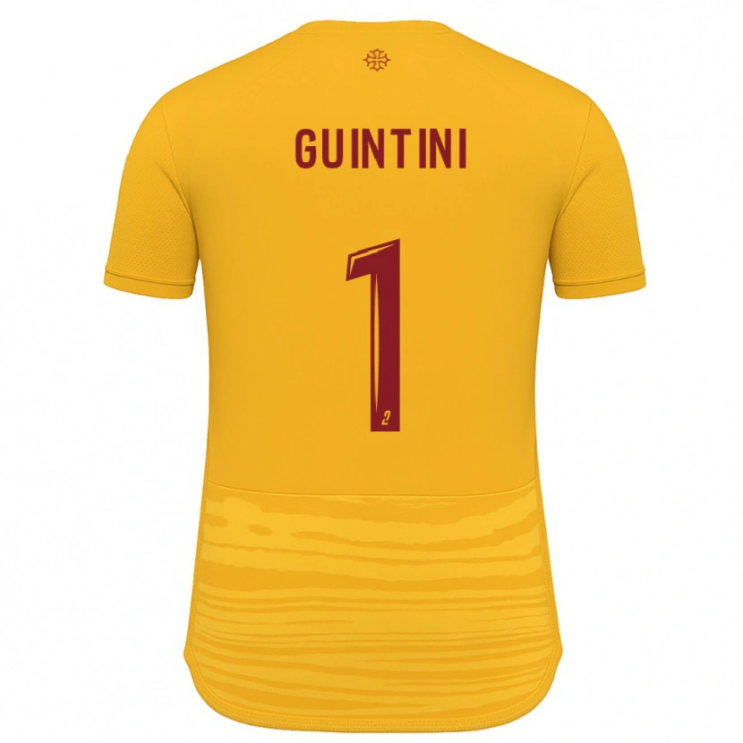 Danxen Kinderen Loryan Guintini #1 Oranje Bourgondisch Uitshirt Uittenue 2025/26 T-Shirt België
