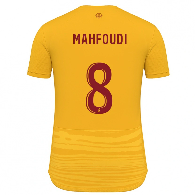 Danxen Kinderen Chakib Mahfoudi #8 Oranje Bourgondisch Uitshirt Uittenue 2025/26 T-Shirt België