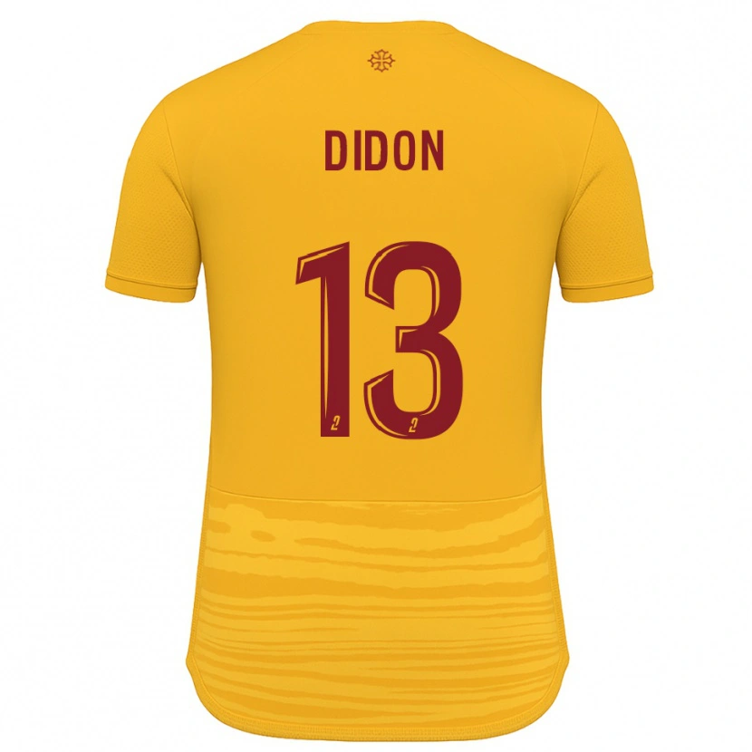 Danxen Kinderen Anis Didon #13 Oranje Bourgondisch Uitshirt Uittenue 2025/26 T-Shirt België