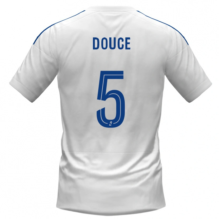 Danxen Kinderen Nassim Douce #5 Wit Blauw Uitshirt Uittenue 2025/26 T-Shirt België