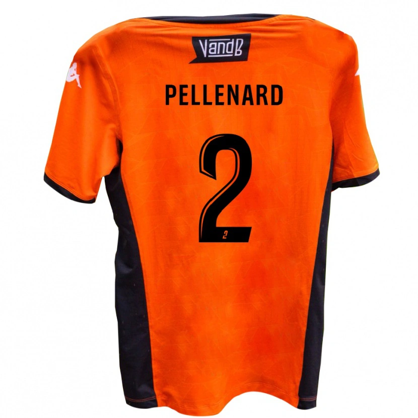 Danxen Kinderen Théo Pellenard #2 Wit Zwart Uitshirt Uittenue 2025/26 T-Shirt België