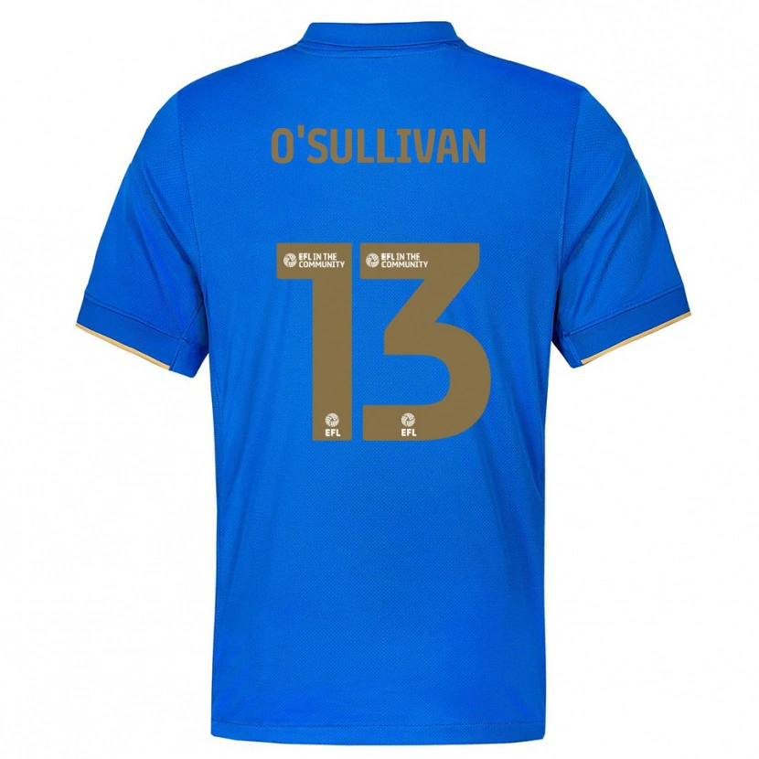 Danxen Heren William O'sullivan #13 Blauw Goud Thuisshirt Thuistenue 2025/26 T-Shirt België