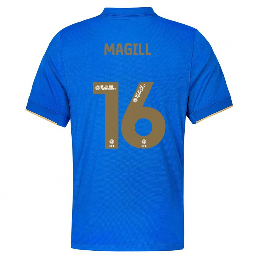 Danxen Heren Simone Magill #16 Blauw Goud Thuisshirt Thuistenue 2025/26 T-Shirt België