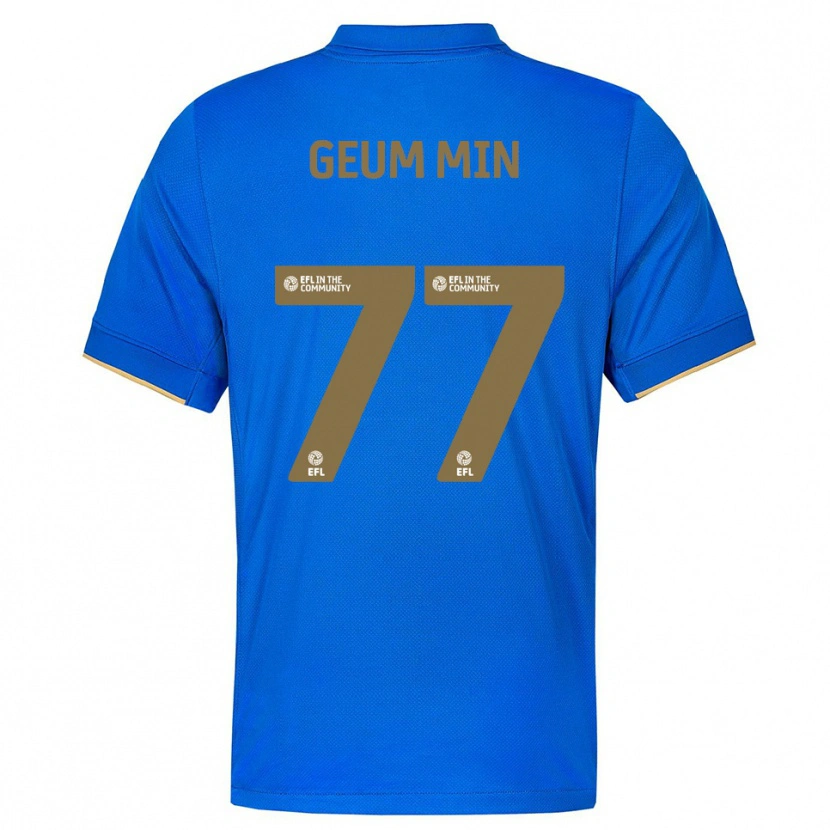 Danxen Heren Lee Geum-Min #77 Blauw Goud Thuisshirt Thuistenue 2025/26 T-Shirt België