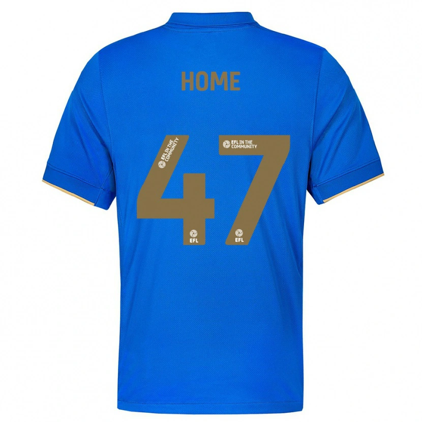 Danxen Heren Josh Home #47 Blauw Goud Thuisshirt Thuistenue 2025/26 T-Shirt België