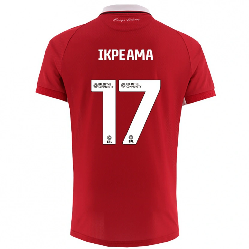 Danxen Heren Excellent Ikpeama #17 Rood Wit Thuisshirt Thuistenue 2025/26 T-Shirt België