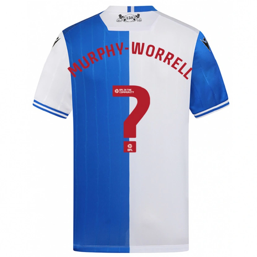 Danxen Heren Paul Murphy-Worrell #0 Blauw Wit Thuisshirt Thuistenue 2025/26 T-Shirt België