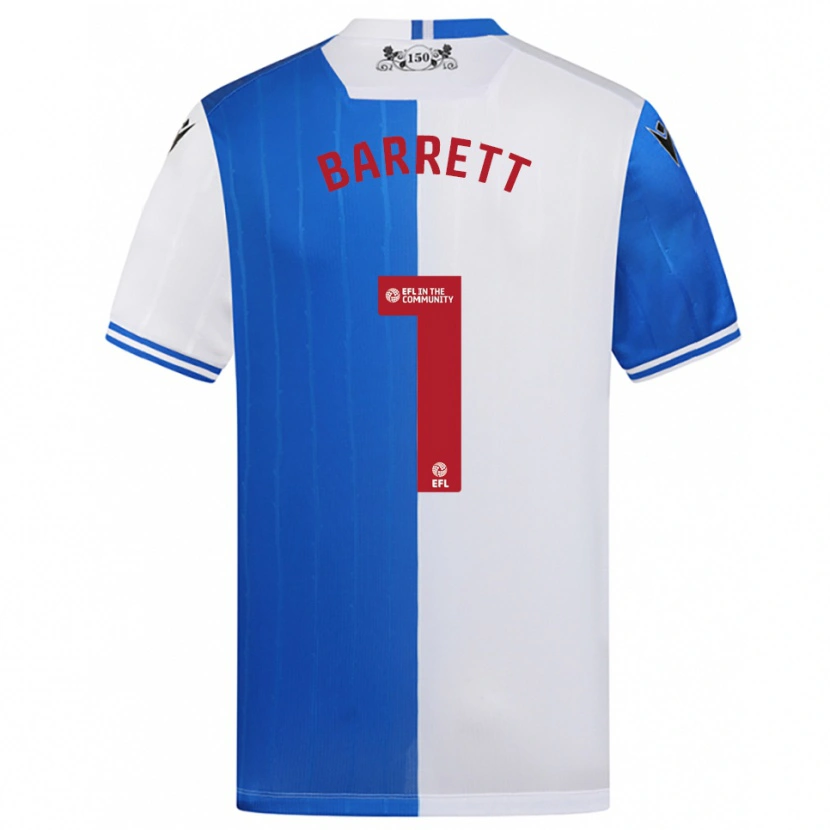 Danxen Heren Jack Barrett #1 Blauw Wit Thuisshirt Thuistenue 2025/26 T-Shirt België