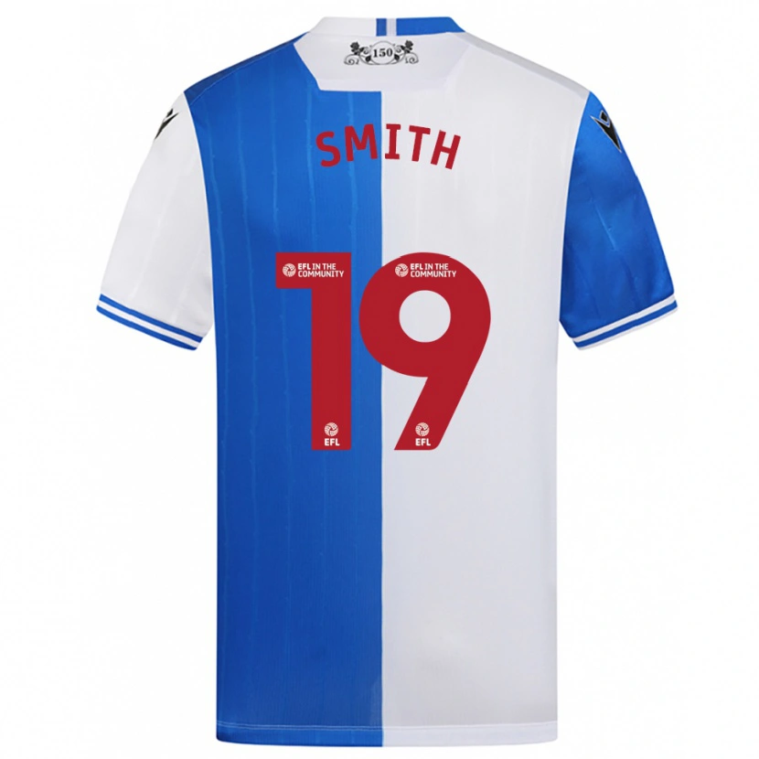 Danxen Heren Evie Smith #19 Blauw Wit Thuisshirt Thuistenue 2025/26 T-Shirt België