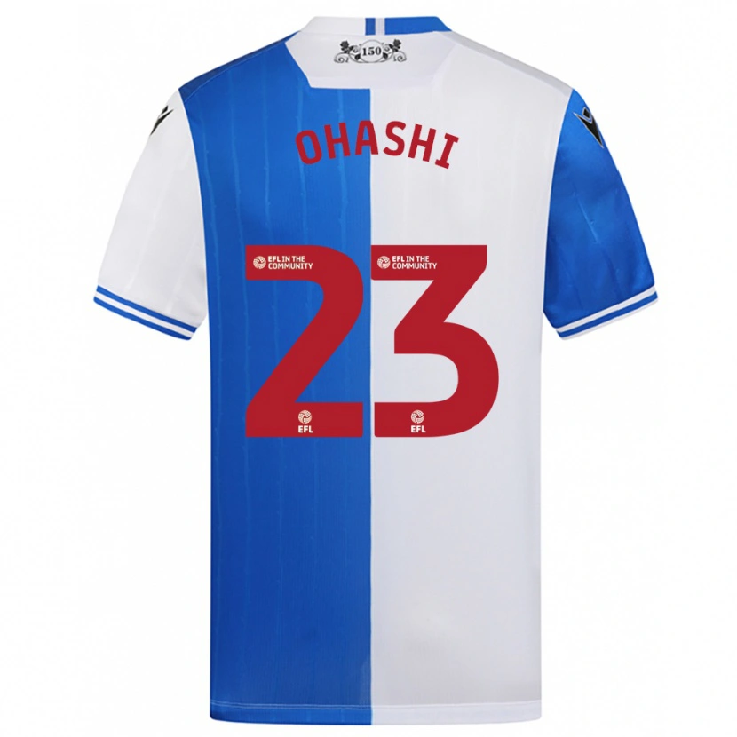 Danxen Heren Yuki Ohashi #23 Blauw Wit Thuisshirt Thuistenue 2025/26 T-Shirt België