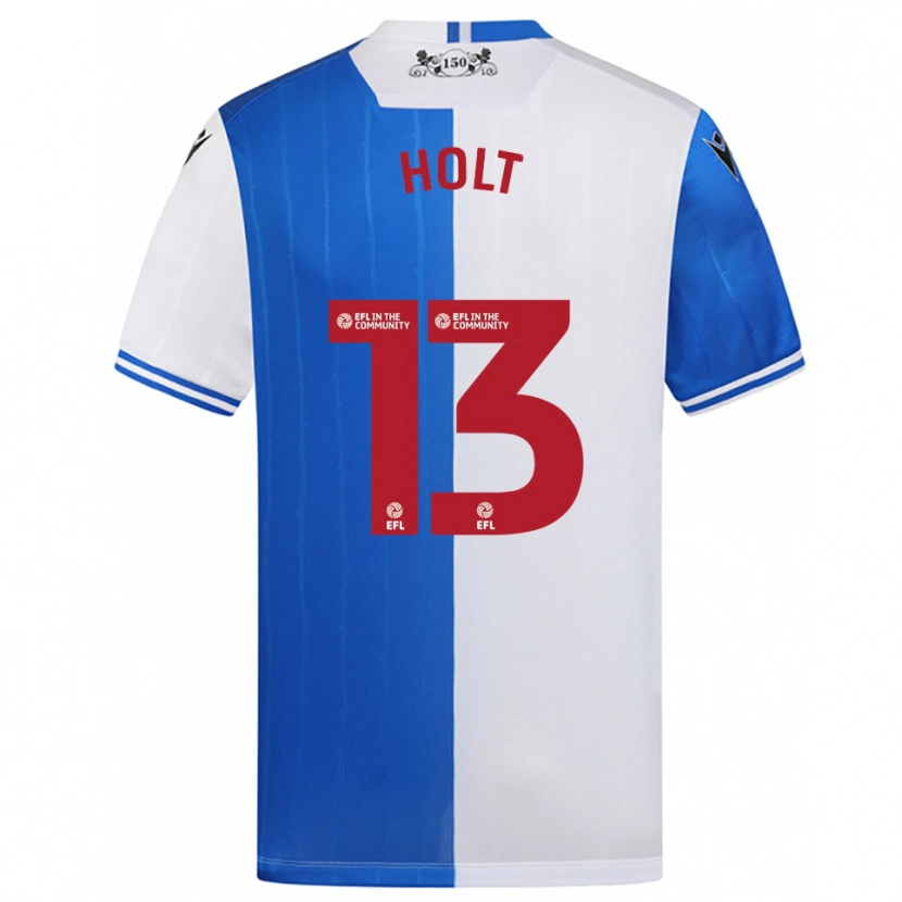 Danxen Heren Harry Holt #13 Blauw Wit Thuisshirt Thuistenue 2025/26 T-Shirt België