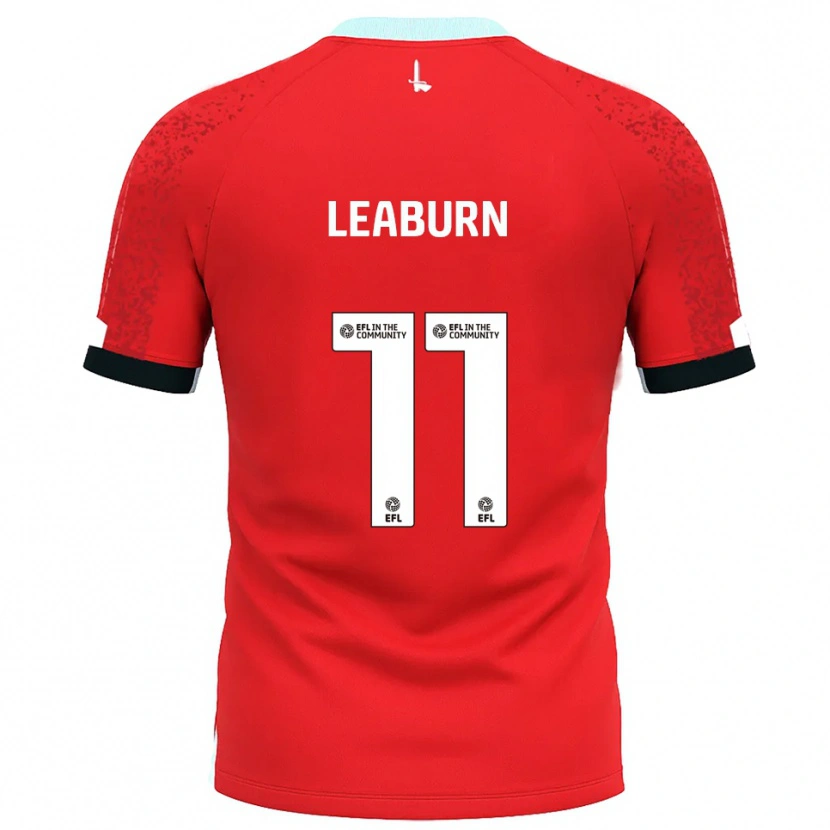 Danxen Heren Miles Leaburn #11 Rood Wit Thuisshirt Thuistenue 2025/26 T-Shirt België