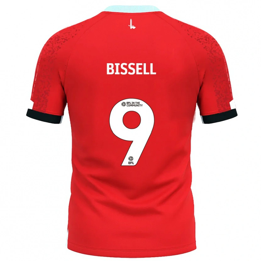 Danxen Heren Emma Bissell #9 Rood Wit Thuisshirt Thuistenue 2025/26 T-Shirt België