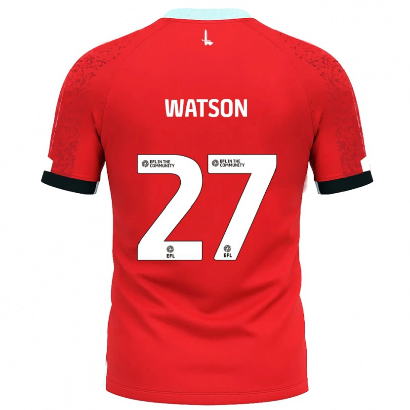 Danxen Heren Tennai Watson #27 Rood Wit Thuisshirt Thuistenue 2025/26 T-Shirt België