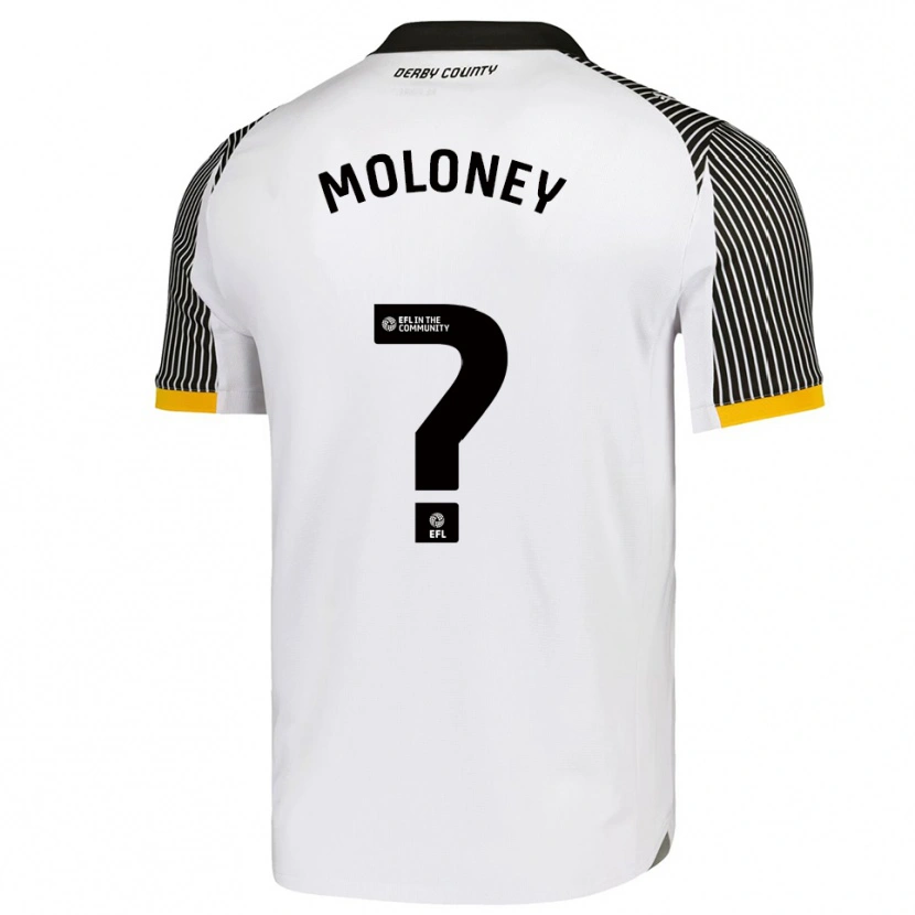 Danxen Heren Riley Moloney #0 Wit Zwart Thuisshirt Thuistenue 2025/26 T-Shirt België