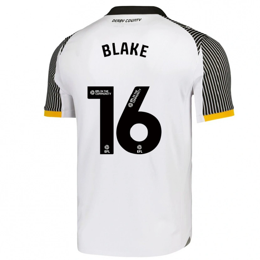 Danxen Heren Zayne Blake #16 Wit Zwart Thuisshirt Thuistenue 2025/26 T-Shirt België