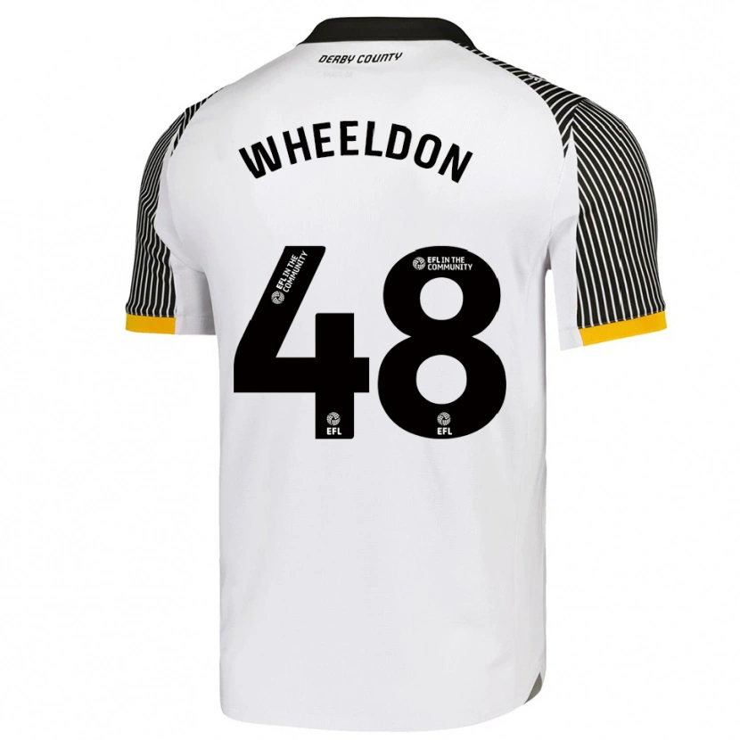 Danxen Heren Lennon Wheeldon #48 Wit Zwart Thuisshirt Thuistenue 2025/26 T-Shirt België