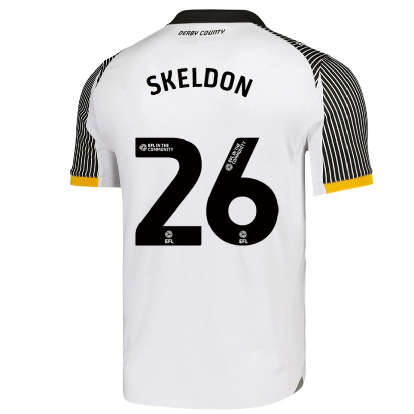 Danxen Heren Lily Skeldon #26 Wit Zwart Thuisshirt Thuistenue 2025/26 T-Shirt België