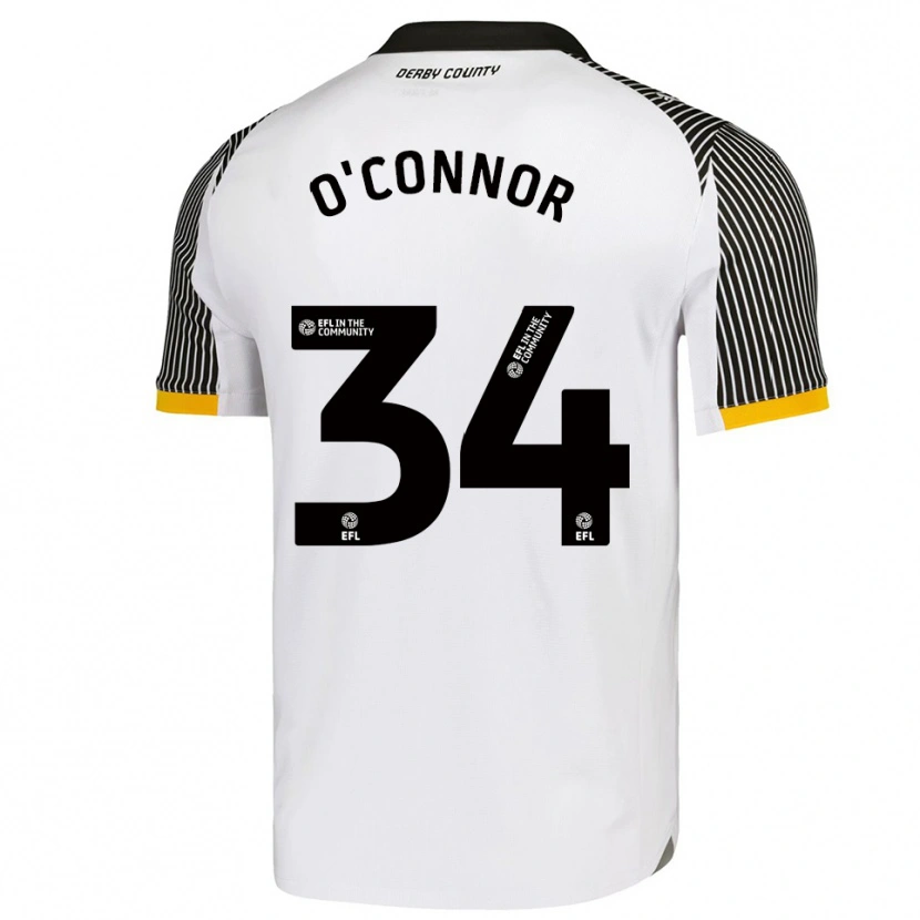 Danxen Heren Dolcie O'connor #34 Wit Zwart Thuisshirt Thuistenue 2025/26 T-Shirt België