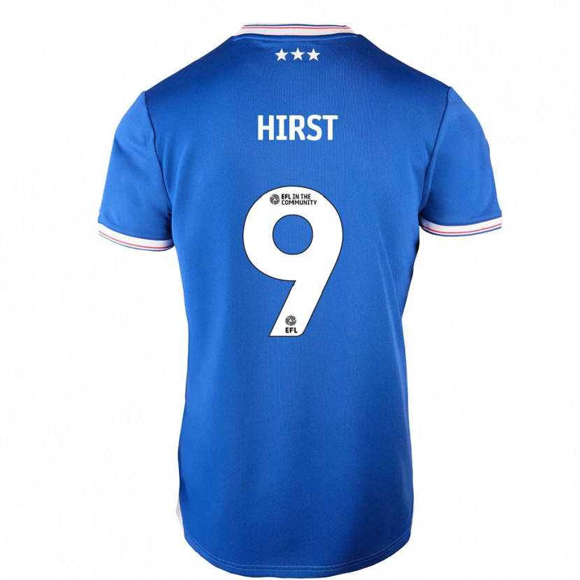 Danxen Heren George Hirst #9 Blauw Wit Thuisshirt Thuistenue 2025/26 T-Shirt België