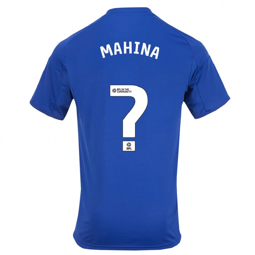 Danxen Heren Nazars Mahina #0 Blauw Goud Thuisshirt Thuistenue 2025/26 T-Shirt België