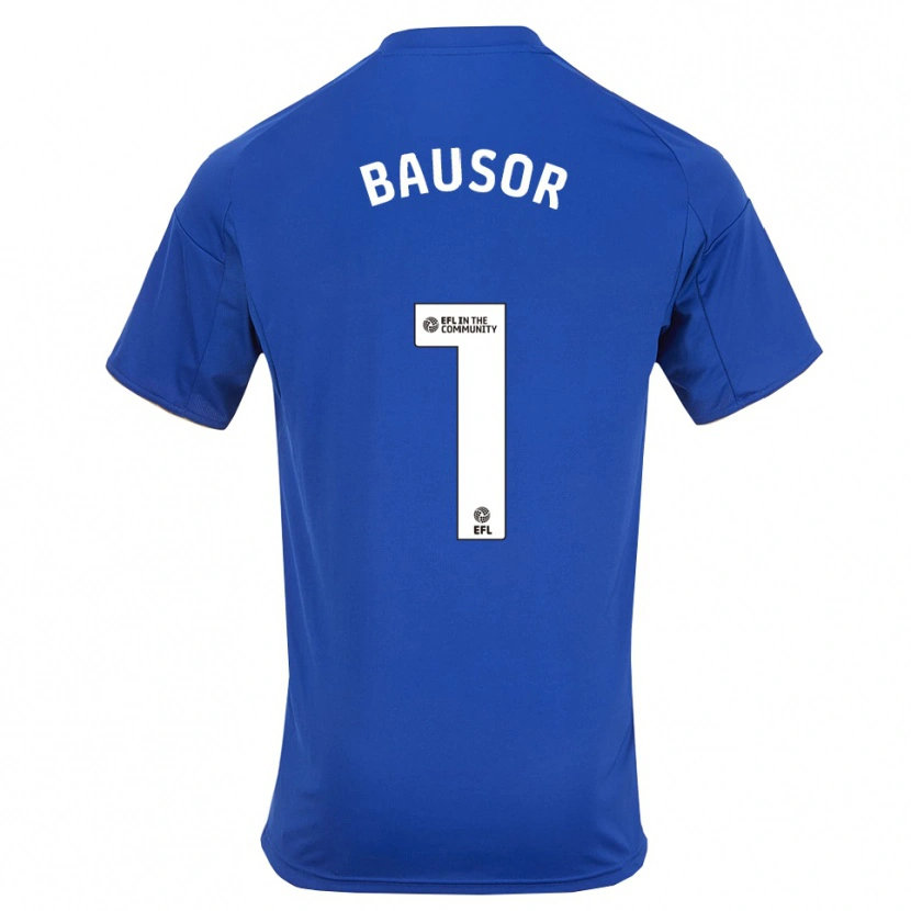 Danxen Heren Stevie Bausor #1 Blauw Goud Thuisshirt Thuistenue 2025/26 T-Shirt België