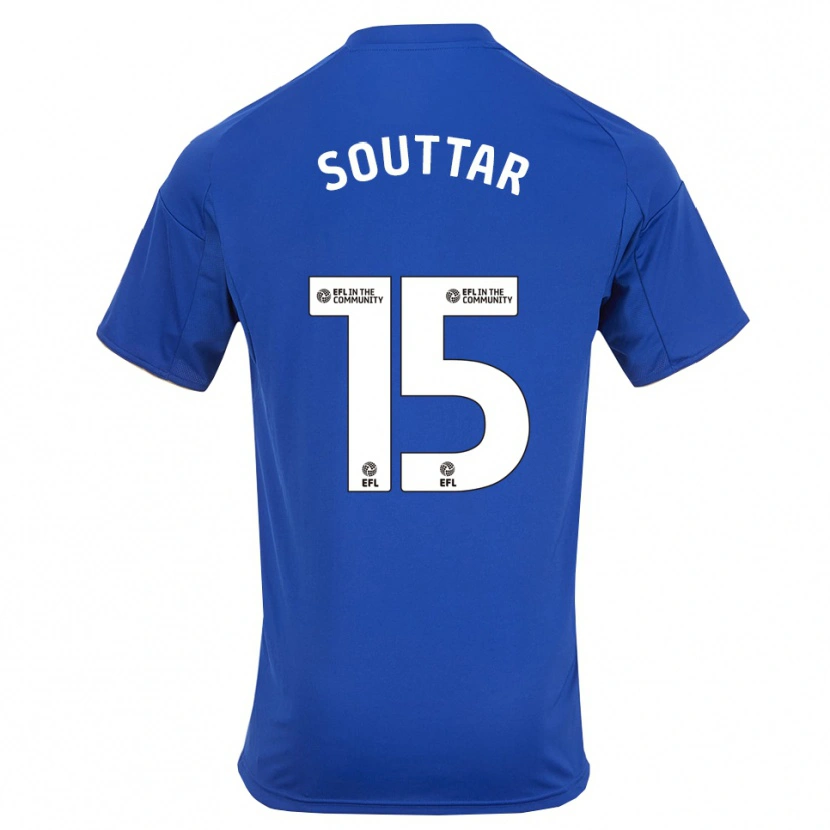 Danxen Heren Harry Souttar #15 Blauw Goud Thuisshirt Thuistenue 2025/26 T-Shirt België