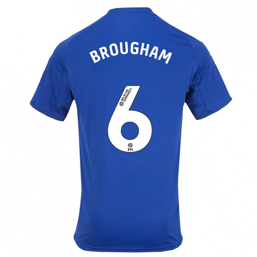 Danxen Heren Georgia Brougham #6 Blauw Goud Thuisshirt Thuistenue 2025/26 T-Shirt België