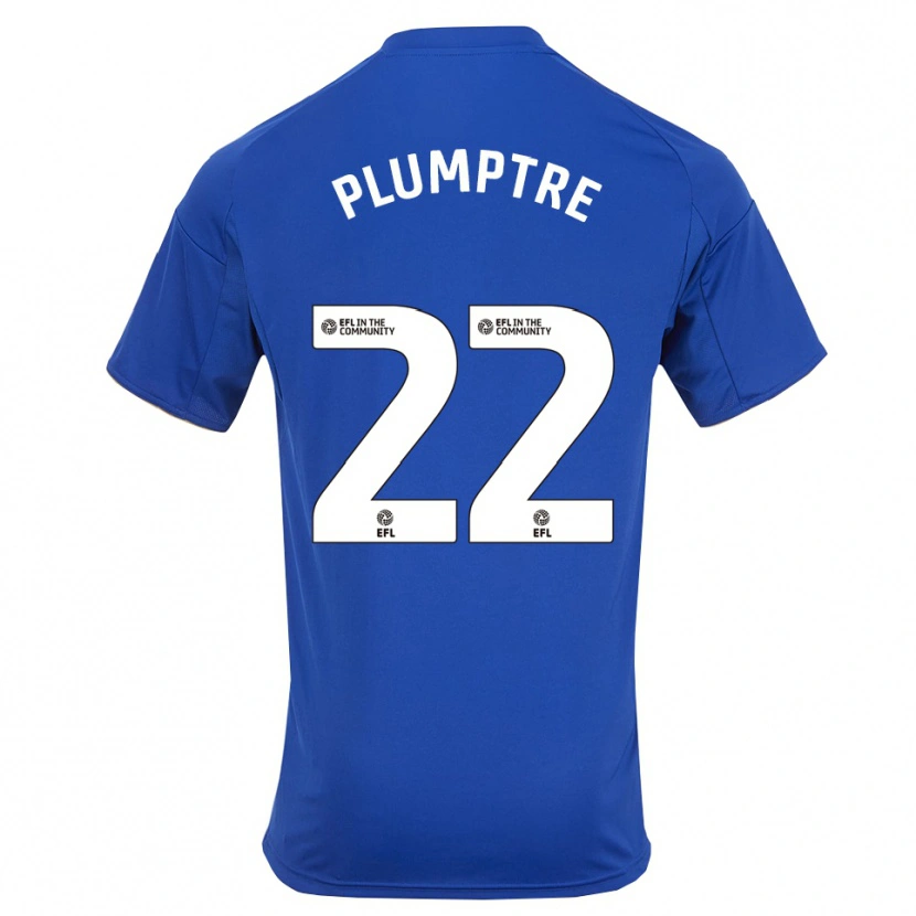 Danxen Heren Ashleigh Plumptre #22 Blauw Goud Thuisshirt Thuistenue 2025/26 T-Shirt België