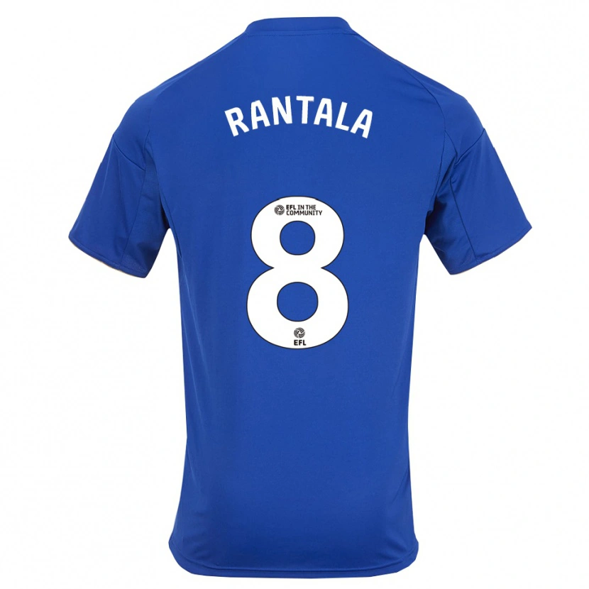 Danxen Heren Jutta Rantala #8 Blauw Goud Thuisshirt Thuistenue 2025/26 T-Shirt België