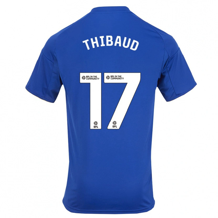 Danxen Heren Julie Thibaud #17 Blauw Goud Thuisshirt Thuistenue 2025/26 T-Shirt België